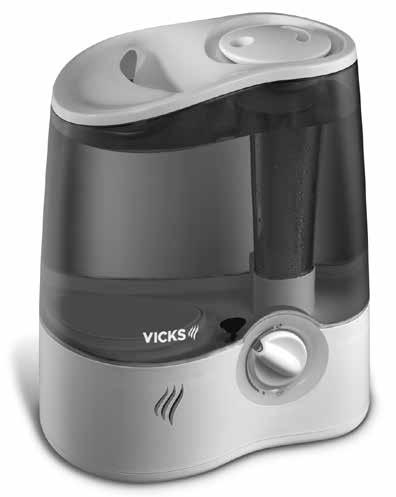 Vicks UltraQuiet Cool Mist Humidifier This device complies with Part 18 of the FCC rules.