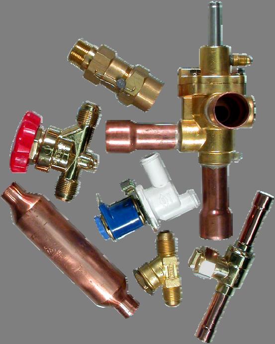 Refrigeration Cycle Accessories Refrigerant Valves Many locations