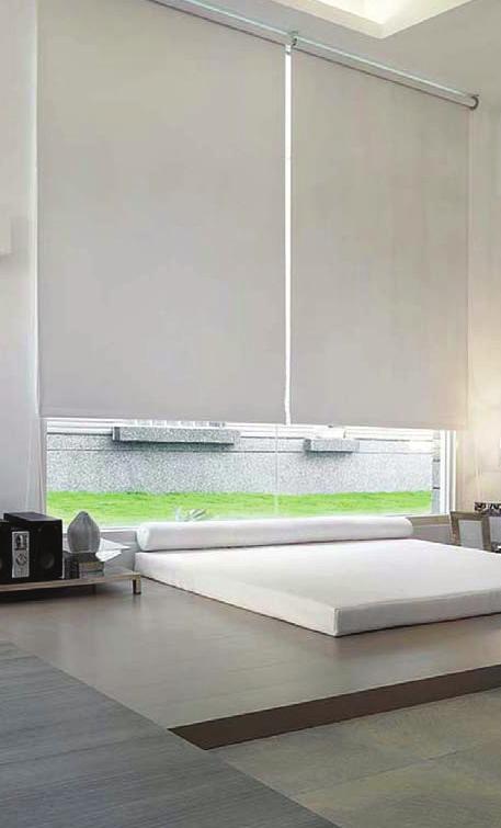 Roller Blinds 2 YEAR RIVA GUARANTEE Campania Block-Out Roller Blind The Campania Block-Out range of Roller Blinds is designed to be a total block-out solution with a textured fabric, suitable for all