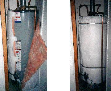 Water Heaters Insulate and turn down water heater Insulate