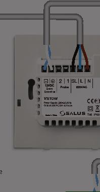 SL N L SL N L SL N L SL N L SL N L SL N L SL N L SL N L ZONE 1 ZONE 2 ZONE 3 ZONE 4 ZONE 5 ZONE 6 ZONE 7 ZONE 8 5 x 20mm 5 x 20mm Installation Thermostat Connections Optional communication connection