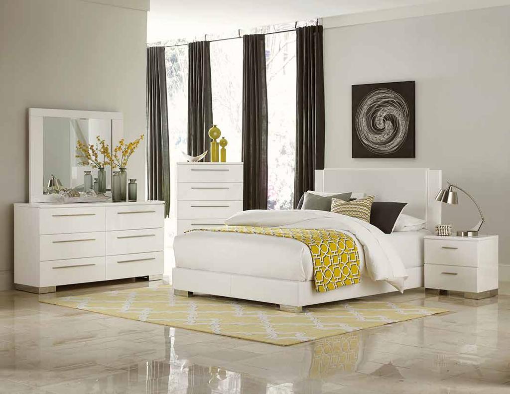 LINNEA COLLECTION Ultra-contemporary in design and scale, the Linnea Collection will add modern flair to your bedroom.