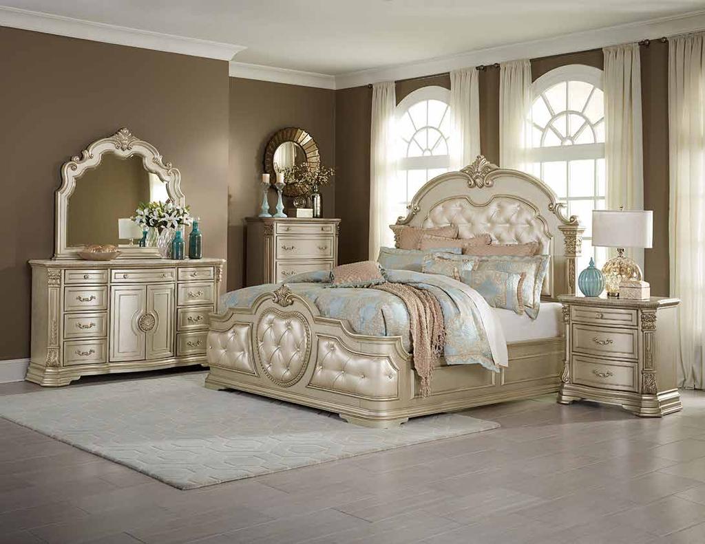 Antoinetta COLLECTION Traditional elements of Old World European styling are blended to create the look of the Antoinetta Collection.