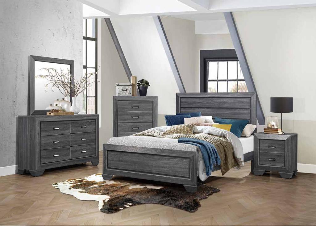 Beechnut COLLECTION Blending the elements of contemporary design and rustic aesthetic, the Beechnut Collection is a unique addition to your master, youth or guest bedroom.