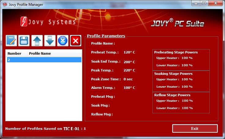 profiles -> Jovy Profile Manager Jovy Profile Manager is a tool to Edit,