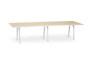 POPPIN FURNITURE PRICE LIST: Tables SERIES A TABLE, 72" X 36" WHITE + WHITE 103191 LIGHT OAK + WHITE