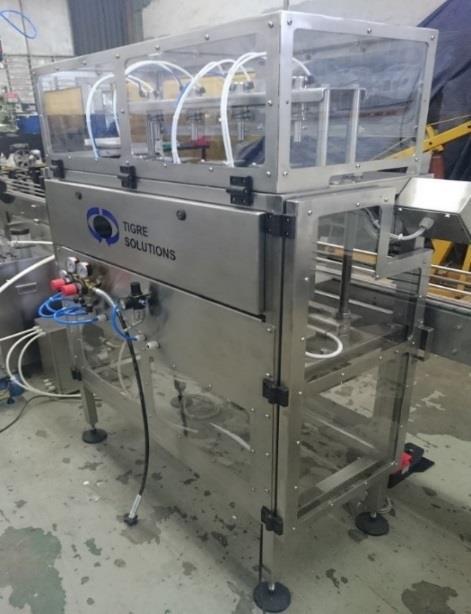 Carbonation Filler Machine Liquid Filling 4 stage stainless