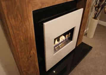 BONITA OPTIONS Surround in beautiful Sheesham Wood, others upon request. Sold as a complete fireplace package. 2.7Kw or 3.5Kw natural gas burner. 3.5Kw LPG/Propane gas burner.
