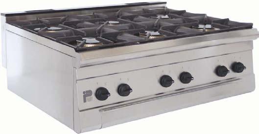 steel stands Enamelled pan supports and removable drip tray Model No.