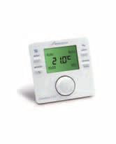 If the room temperature drops below this level, the thermostat switches your boiler on and if gets too hot in the room, it turns it off. Mechanical timer.