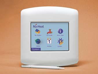 to 3 time and temperature changes each da Bathrooms and other wet zones are served b thermostat and remote sensor where quoted * Using the sstem timeclock enabling different programmes to be selected