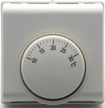 This unit also produces an audible click when you turn the dial past the current temperature so you know when the system is being turned ON or OFF.