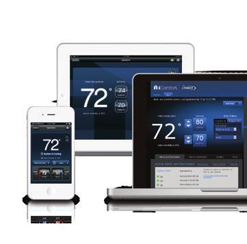 icomfort Wi-Fi Connect to your thermostat your way Redefining control and comfort It s time to rethink everything you know about thermostats.