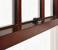 Double hung windows feature two sashes that both open for multiple ventilation options.