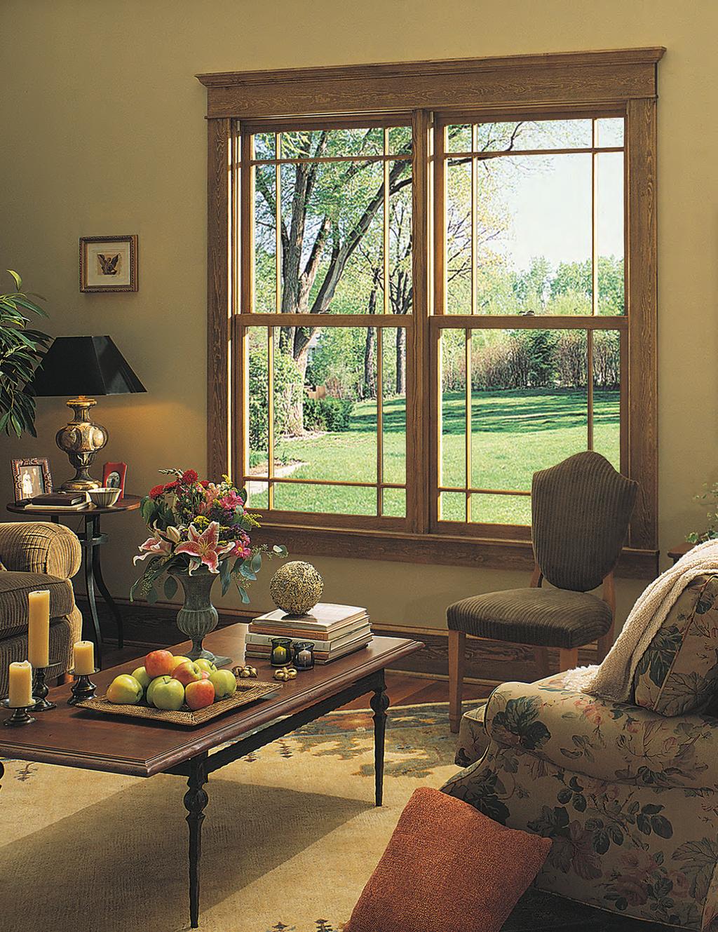 17 ULTIMATE INSERT DOUBLE HUNG The frame-in-frame design is built to seamlessly fit into your unique window opening,