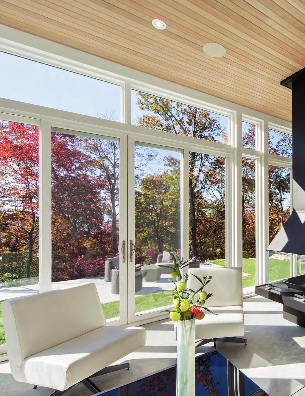 42 SLIDING PATIO DOORS The Marvin Sliding Patio Door is a sophisticated, contemporary door created for smooth operation and dependable performance.