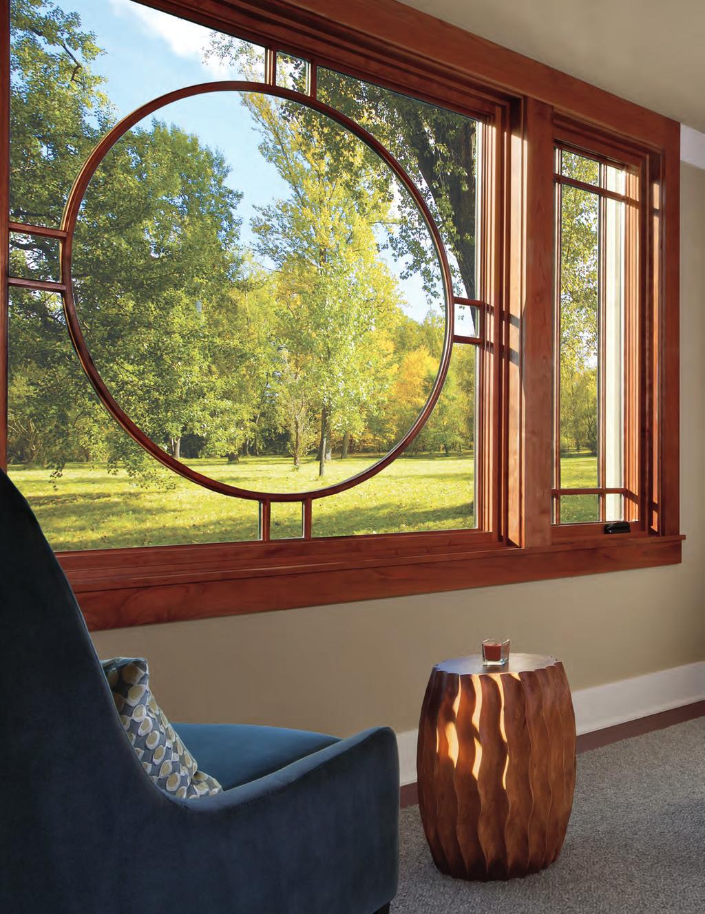 64 DESIGN TIP: Add interest to a room by creating a unique, custom divided lite pattern to any window.