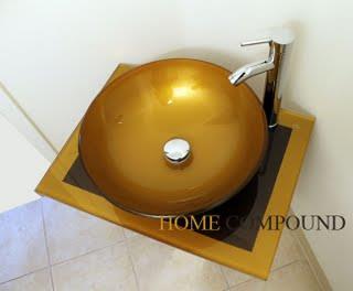step1- Place the mounting ring. A mounting ring is only necessary if you're installing an above-counter vessel sink. Recessed vessel sinks are supported directly by the countertop.