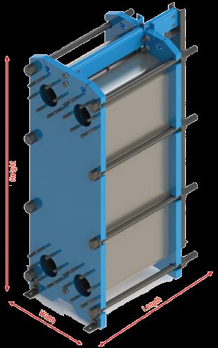 PLATE AND FRAME - HEAT EXCHANGERS DESIGN LIMITS MAX FLOW: 10,000 GPM // 2271 m 3