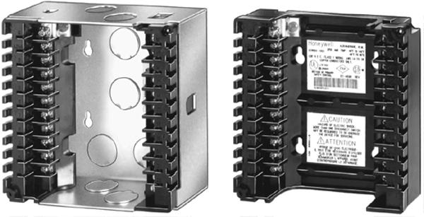 7800 SERIES 22-Terminal Universal Subbase FEATURES PRODUCT DATA Q7800B003/2003/U Metal Wall-mount subbase Q7800A005/2005/U Plastic Wall-mount subbase Quick-mount wiring subbase for all 7800 SERIES
