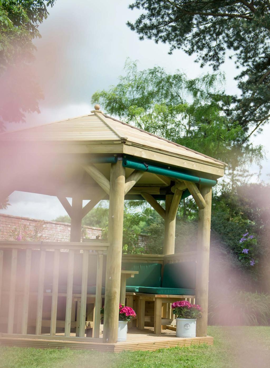 Garden Gazebos Hexagonal With a choice of 4 sizes, from the