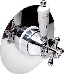 39 traditional concealed dual control thermostatic shower valve CODE 50015CP 604.