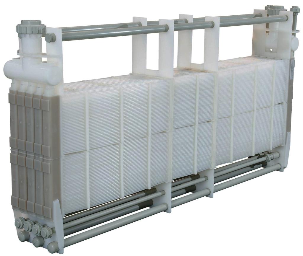 GF CALORPLAST Immersion-Style (In-Tank) Heat Exchangers GF Calorplast immersion-style heat exchangers are an all-plastic fabrication, designed for in-tank applications where the heat exchanger is in