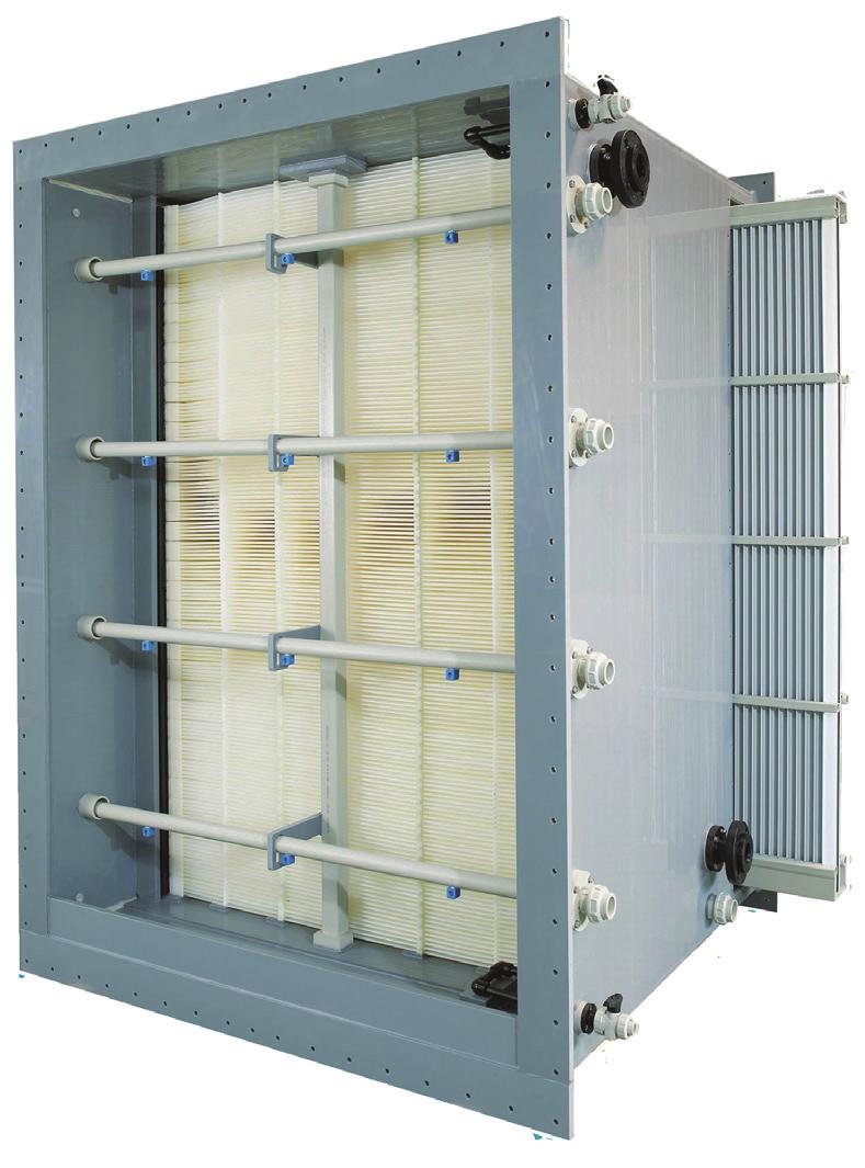 GF CALORPLAST Gas-Liquid Heat Exchangers GF Calorplast gas-liquid heat exchangers are manufactured entirely from plastics and commonly used for condensing of gases to extract aggressive chemicals; as