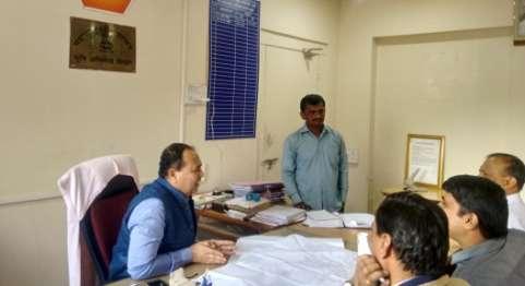 Base Map Preparation Meeting with Land Record Department