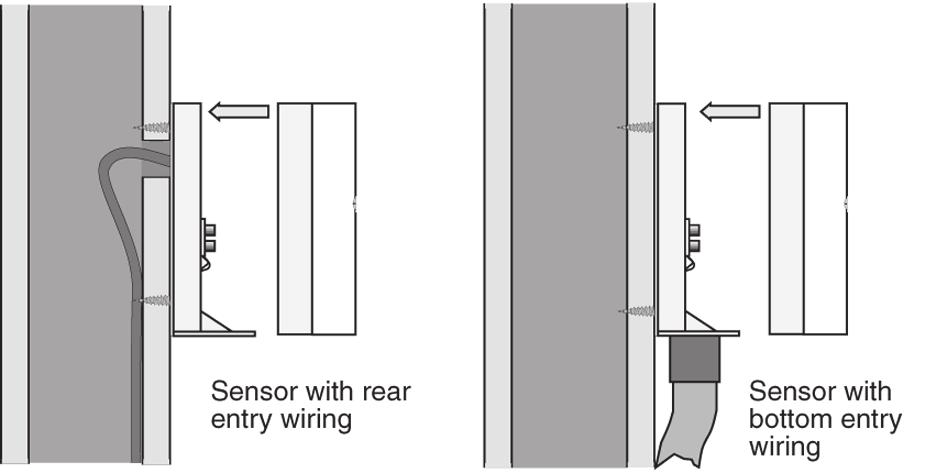 5.1.2 Rough-in All electrical wiring terminates in the control base wiring chamber. The base has standard 7/8" (22 mm) knockouts, which accept common wiring hardware and conduit fittings.