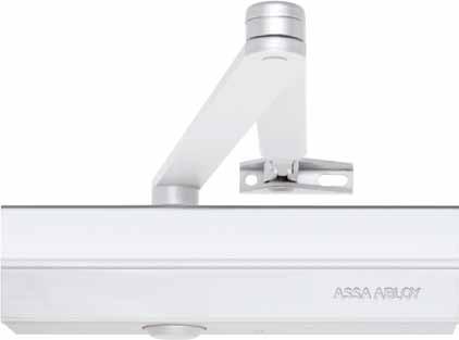 114 Door closers Rack and pinion door closer with link arm ASSA ABLOY Certified in compliance with EN 114, size 2-4 Suitable for fire and smoke protection doors For single action doors up to 10 mm