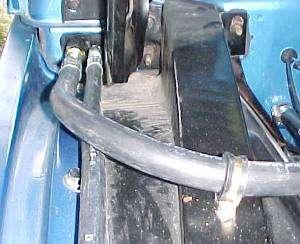 Locate (2) #10 hose clamps and (2) #10 x ¾ tek screws.