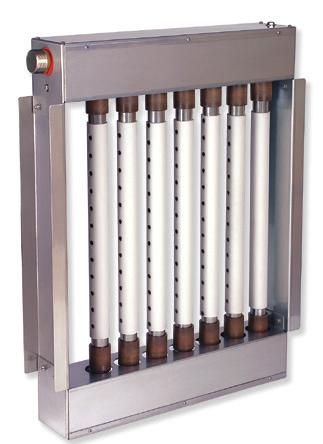 outside duct Available with High-Efficiency Dispersion Tubes Capacity: Up to 2100 lbs/hr (955 kg/h) per