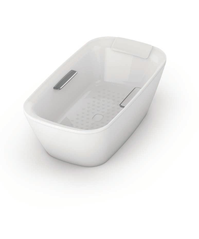 NEOREST FREESTANDING TUB NEOREST FREESTANDING BATHTUB ABF992X Chic and elegant contoured design that harmonizes with any bathroom s design; complements the Neorest collection Constructed with solid