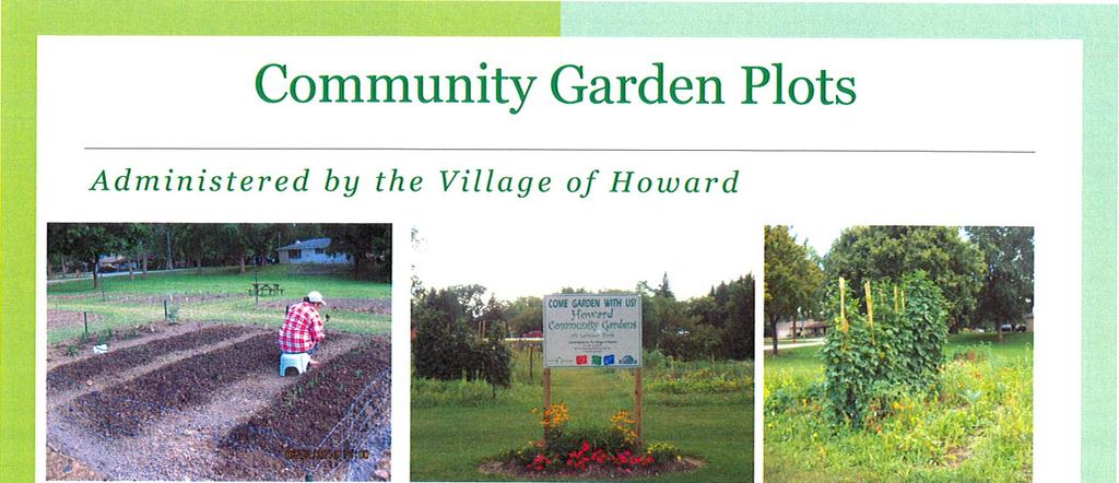 Join us for the annual Community Garden season! Current plot holders may reserve their same plots through the end of March.