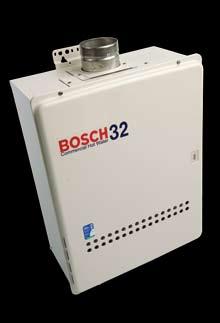 4 Bosch Commercial Bosch 32 Series The Bosch 32 Series provides flexibility and reliability when there is demand for large volumes of hot water.