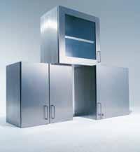 79381707 2800x300x00 2 7938171 00x00x00 2 1 Wall cabinet These cabinets are available in single- and double-door versions. Doors are either solid stainless steel or with an integrated window.