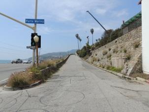 access from the Pacific Palisades commercial area to the beach.