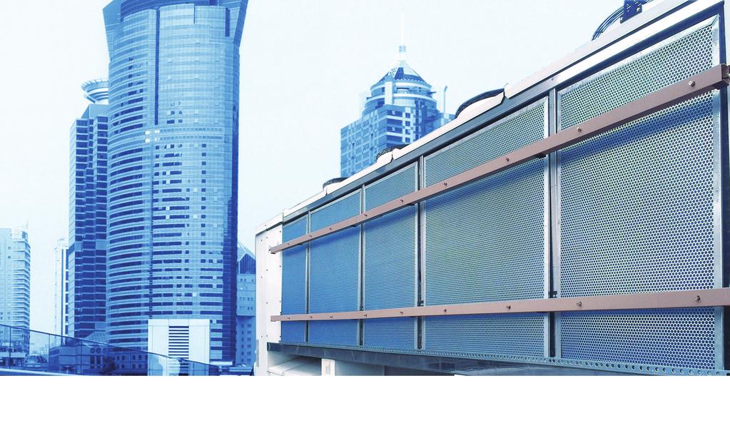 The SMART COOLING adiabatic precooling panels will