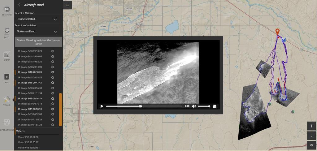 Aircraft Intel Imagery, video, and key points of intelligence