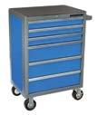 99 Race Blue with White Stripes 24590 Orange with White Stripes 24620 Green and Matte Black 24623 41" 4 Drawer Contour Top Chest 41" x 18"