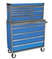 99 26" 12 Drawer Chest and Cabinet Combo - Blue 24599 399 99 26.5" x 18.3" x 52.4" 199.99 ON COMBO OFFER!