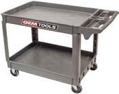 24963 Black 349 99 See Details Above 2 Tray SKU 432099 99 99 24959 REG. 119.99 4" Swivel Casters: (2) Locking and (2) Standard 30"x 16" x 35.3" Load Capacity: 350 Lbs.