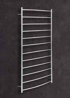 The 12 bar CR69M heated towel rail is the pick of the bunch designed for large wall spaces to give the whole family a beautifully warm