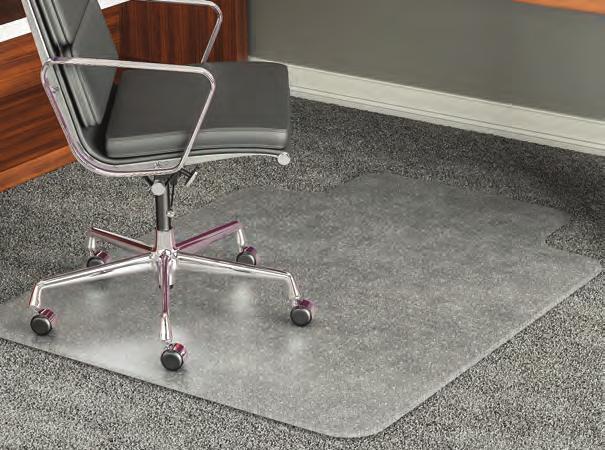 CHAIR MATS Floor protection with an easy glide top