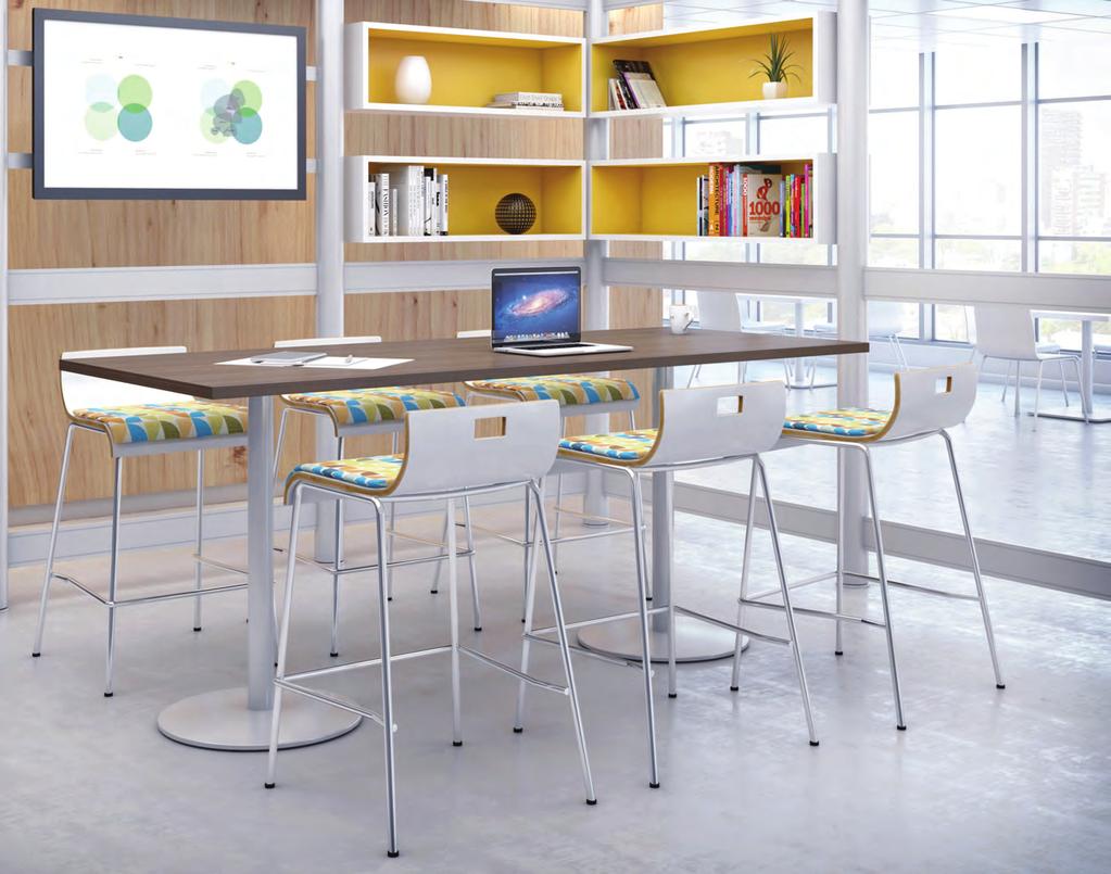JIVE Based in Louisville, Kentucky, KFI manufactures a broad offering of tables and chairs that fit almost any seating solution for commercial, hospitality, education, government, and healthcare.
