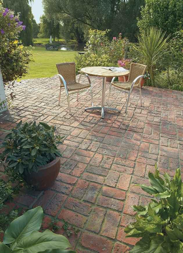 Inspired by Victorian courtyards Soldier Course Edging and Basket Weave Gardens Garden Paving Fast paced paving! Each unit features a number of imitation bricks so you can cover a large area quickly.