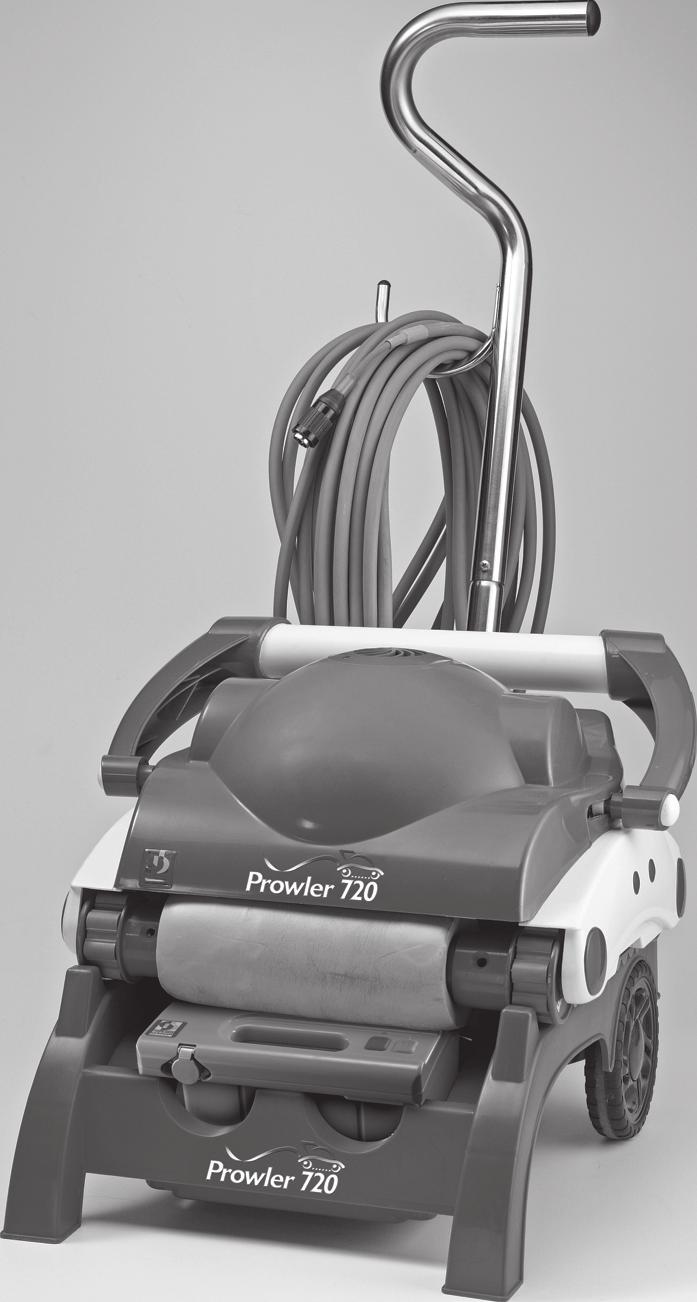 3 Section 2 Installation The following general information describes how to install the Prowler 720 and 730 robotic pool cleaners.