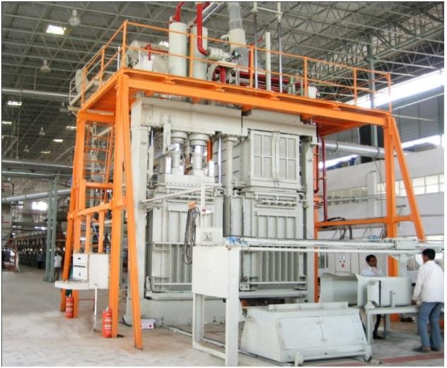 (j) Cotton Lint Fibre moisturizing / conditioning Section : Pic 40 : Hot air humidification system practised for restoration of lint moisture (k) Cotton Lint / Fibre Baling Section : Ø Modern