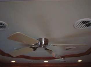 Figure 10-4. Padded-Vinyl Ceiling Ceiling Fan The ceiling fan (Figure 10-5) operates on 12V power and features a two-speed fan (low and high).